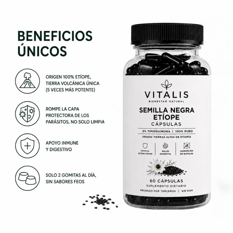 Extracto de Semilla Negra Etíope en Cápsulas