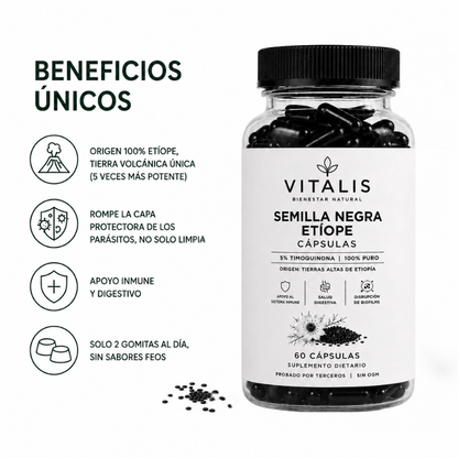 Extracto de Semilla Negra Etíope en Cápsulas