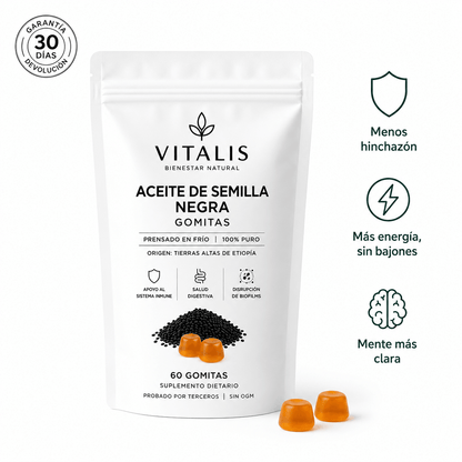 Gomitas de Aceite de Semilla negra Etíope