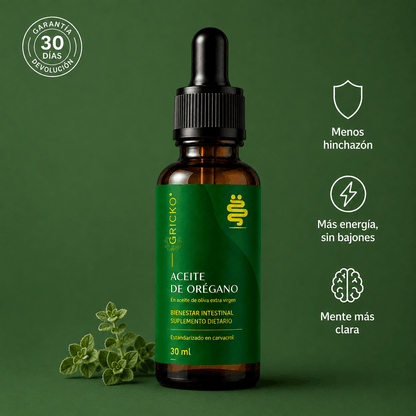 Aceite de Oregano del Mediterraneo alto en Carvacrol
